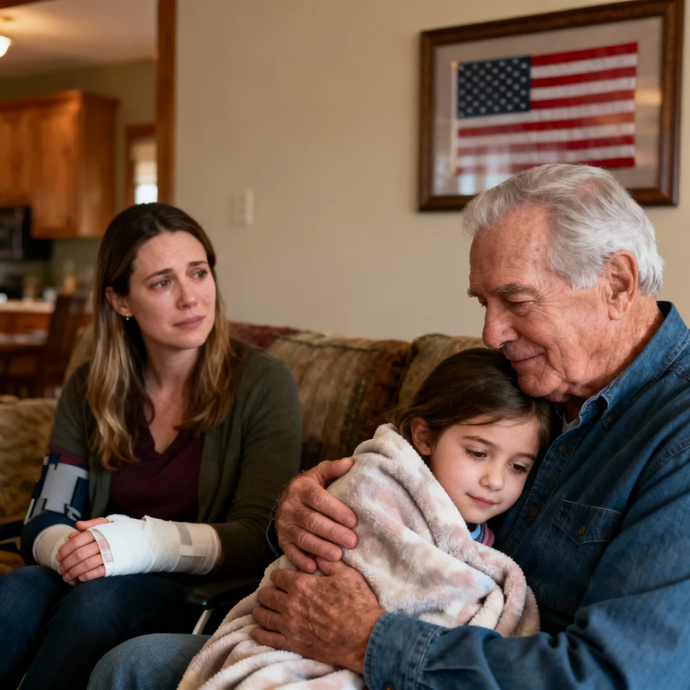 Na mijn auto-ongeluk weigerde mijn moeder mijn zes weken oude baby op te vangen. “Je zus heeft nooit zulke noodgevallen.” Ze had een cruise door het Caribisch gebied gemaakt. Ik regelde zorg vanuit mijn ziekenhuisbed, stopte met de maandelijkse kosten van $4.500 gedurende negen jaar – $486.000 in totaal. Uren later kwam opa binnen en zei…