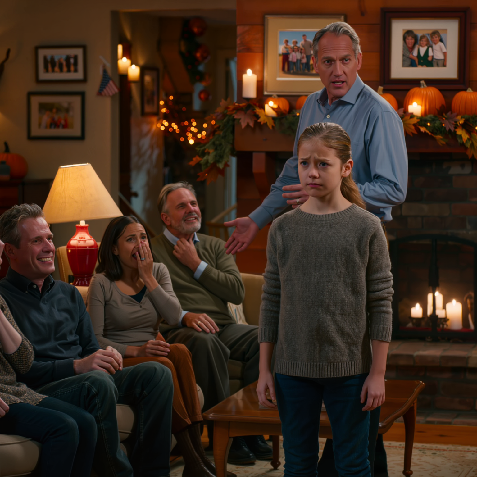 Mijn vader gaf me huisarrest voor dertig familieleden tijdens Thanksgiving, en iedereen lachte – maar de volgende ochtend stond onze familierechtadvocaat voor zijn deur en stelde hem een ​​vraag waardoor het hele huis stil werd.