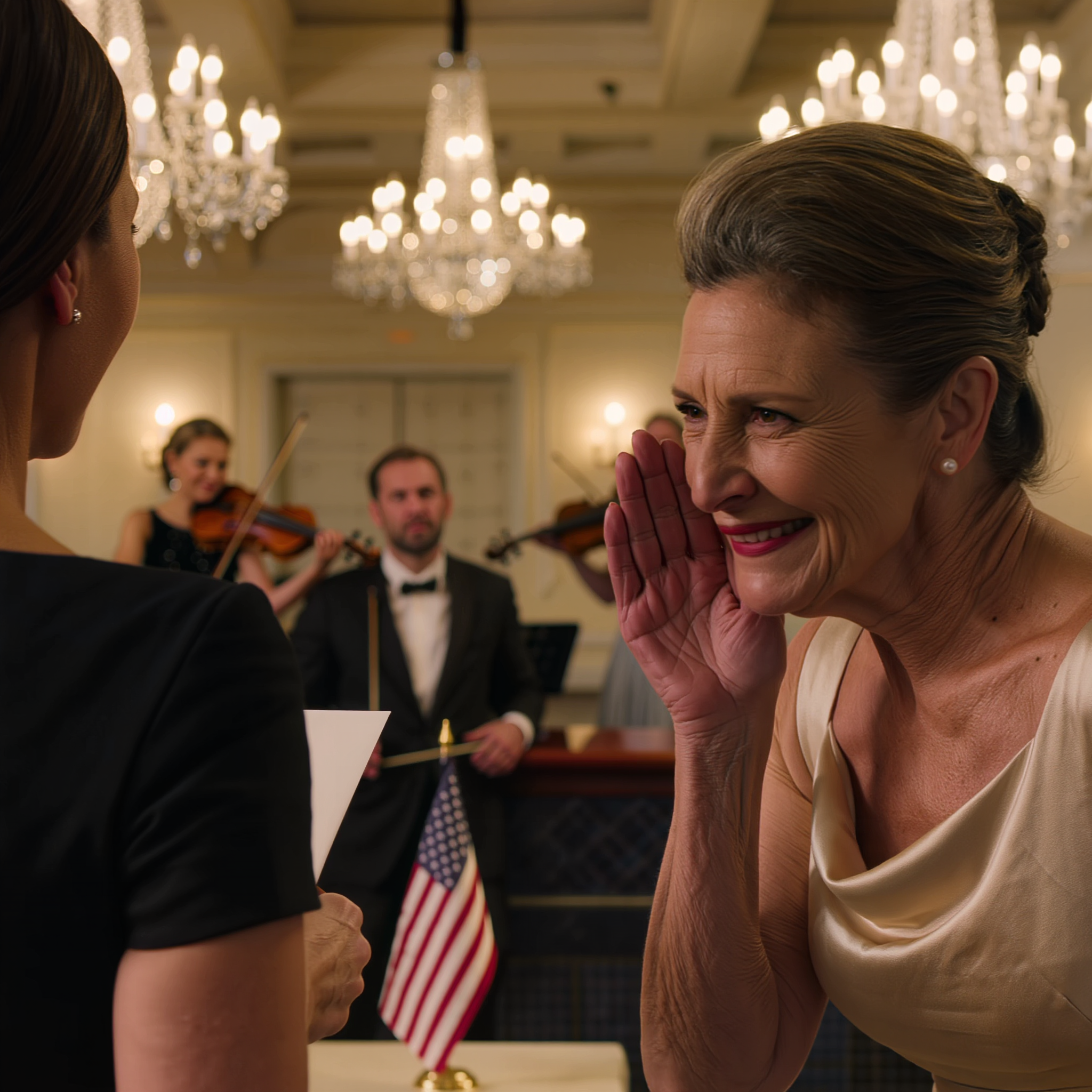 Mijn ouders gaven mijn zus 250.000 dollar voor haar bruiloft, terwijl ik slechts een envelop van 500 dollar kreeg met de gefluisterde woorden: “Meer verdien je niet.” Ik verliet de feestzaal zonder een woord te zeggen en verwijderde de volgende ochtend in stilte hetgeen waarmee ze me hadden gebonden… en twee jaar later, toen ze langs “een plek” reden die mijn teken droeg, barstte mijn zus in tranen uit: “Mam… waarom heb ik dat niet?”