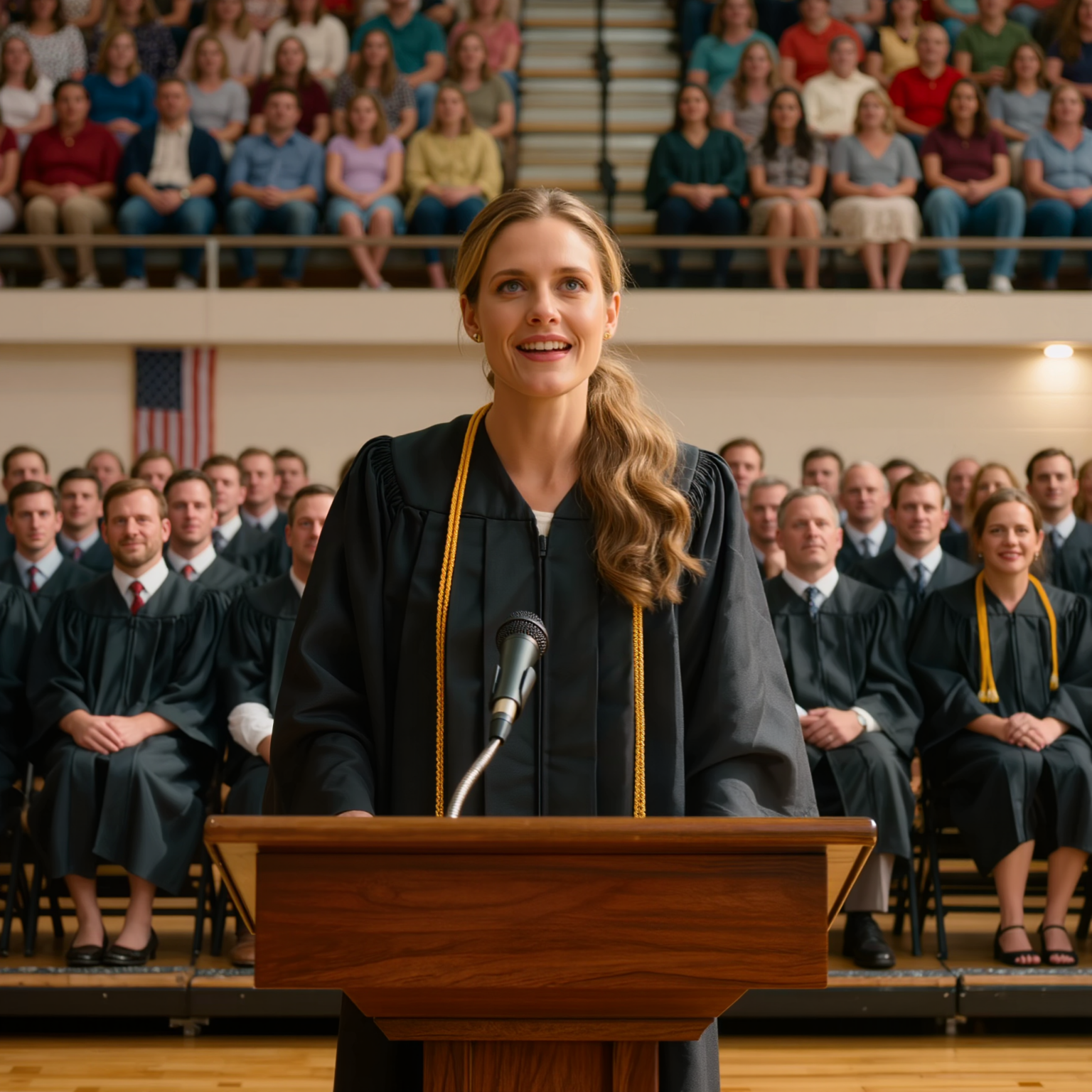 Op de dag dat mijn vader mijn diploma-uitreiking omtoverde tot zijn overwinningsspeech voor 2000 mensen, had hij geen idee dat de microfoon het enige zou worden dat hij niet meer onder controle kon krijgen.