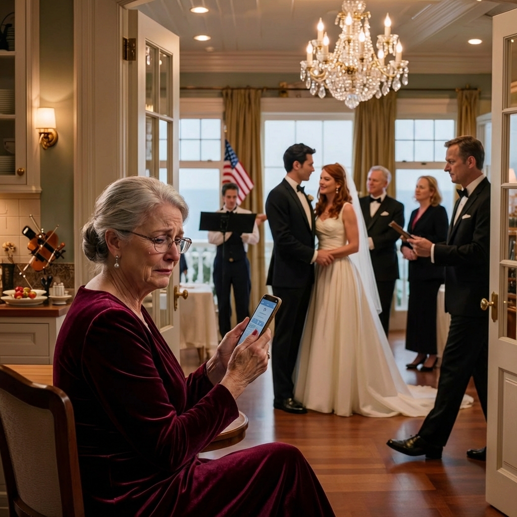 Ze zetten me bij de keukendeuren neer tijdens de bruiloft van mijn enige zoon in Newport, en vroegen toen om nog een ‘kleine’ betaling van $30.000 voor een luxueuze huwelijksreis. Dus ik hield mijn portemonnee dicht, onthulde een oude familiegeheim en liet de Bennetts ervaren wat respect kost. Een verborgen verzameling, een geannuleerde reis, een onverwachte bondgenoot en één keukentafel veranderden de toekomst van ons gezin voorgoed.