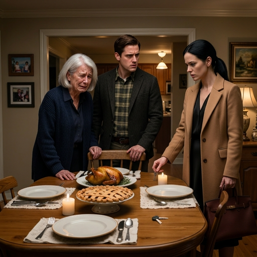 Op een avond nodigde mijn zoon me uit voor het avondeten. Zodra ik binnenkwam, stond er al een extra plaats aan tafel… voor mijn man – de man die twee jaar geleden was overleden. Ik vroeg waarom. Mijn zoon probeerde kalm te blijven, maar zijn handen trilden nog steeds een beetje toen hij zei: “Mam, er is iets wat we je nooit verteld hebben.”