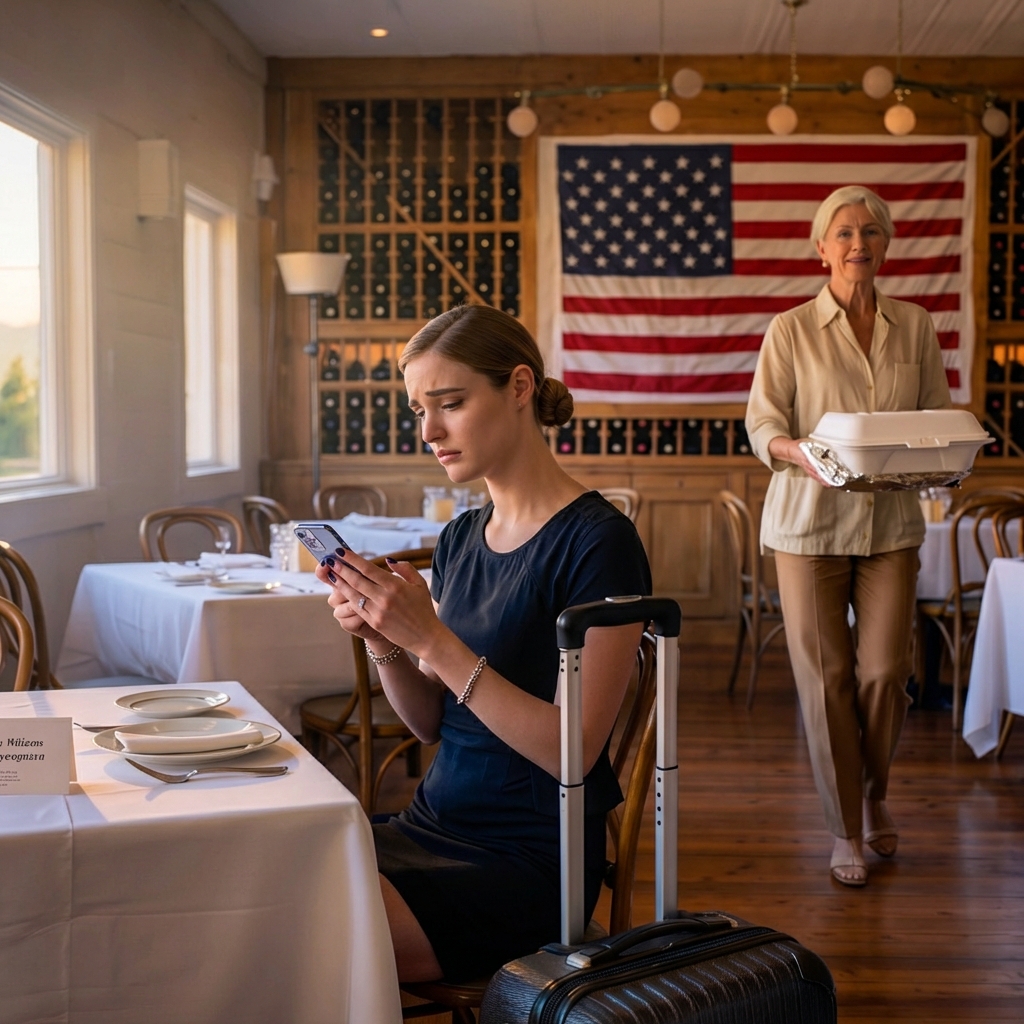 Ik reed naar de wijngaard van $25.000 die ik had gehuurd voor een ‘speciale’ familiebijeenkomst en trof een gesloten hek en een verdwaalde distel aan. Toen ik mijn moeder belde, lachte ze alleen maar en zei dat ze het feest naar de achtertuin hadden verplaatst en wat aardappelsalade voor me hadden bewaard. Dus ging ik naar huis, opende mijn laptop en schreef een aankondiging van huisuitzetting aan mijn ouders.