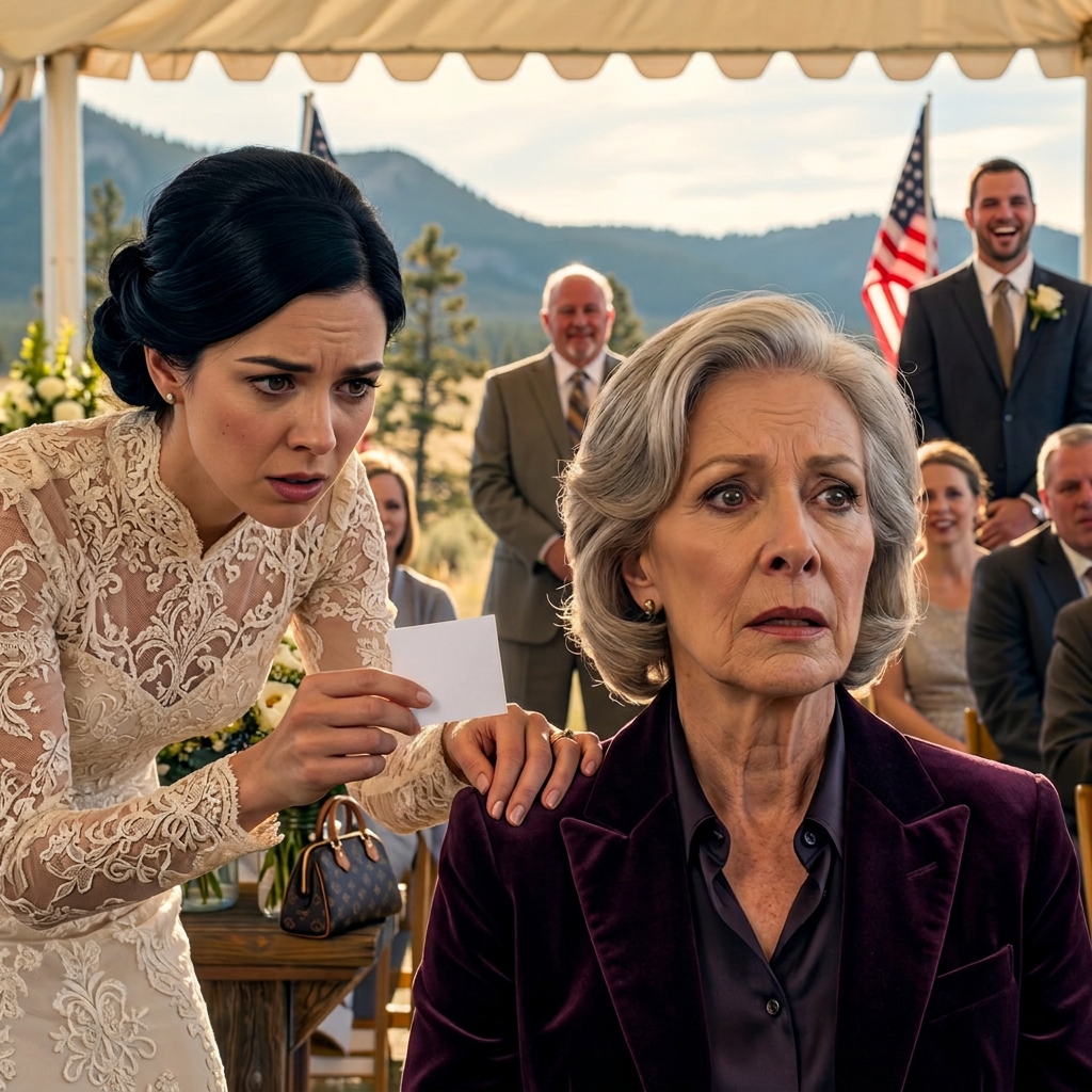 Tijdens haar bruiloft stopte mijn dochter een briefje uit haar boeket met de tekst: “Mama, help me.”