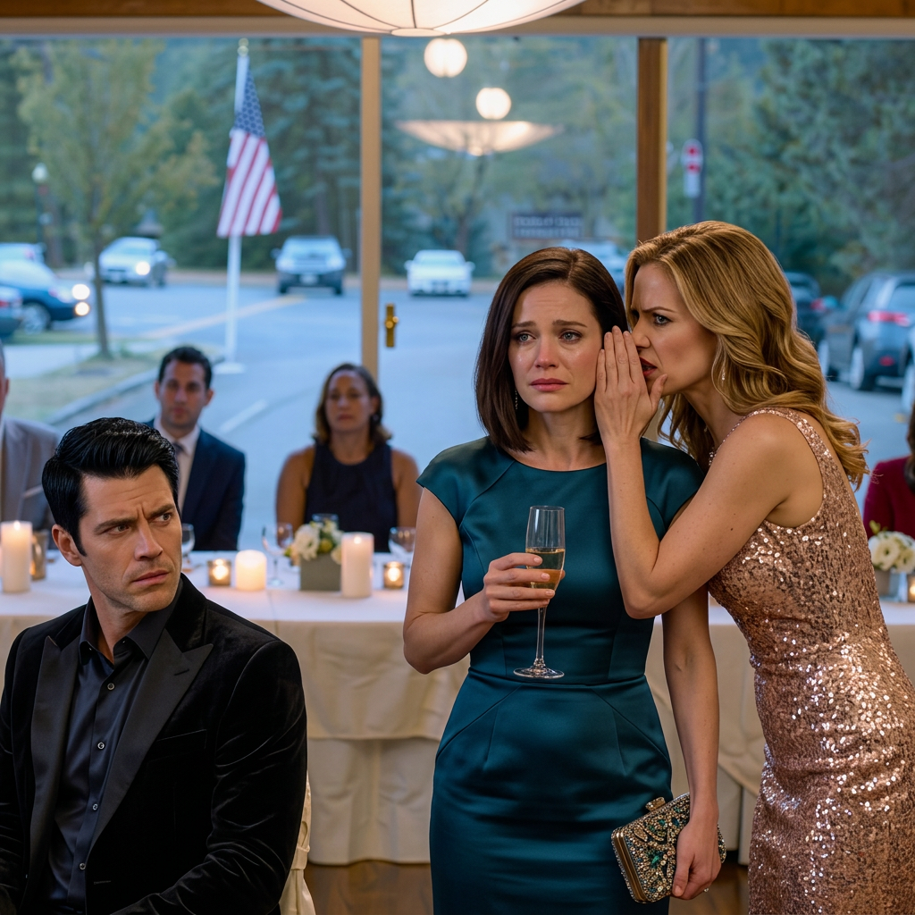 Tijdens het repetitiediner van mijn zus glipte ze weg en fluisterde: “Hé, controleer het vertrouwen…”