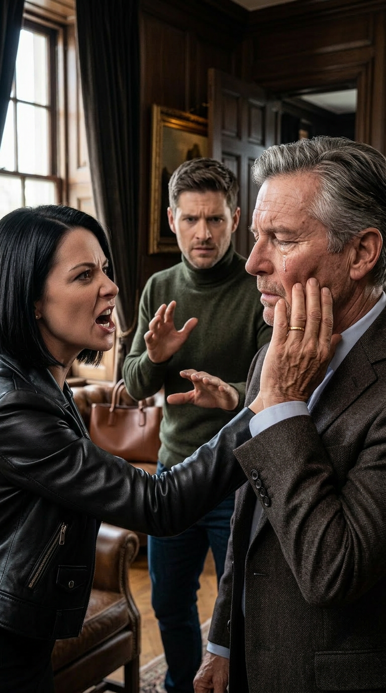 Na de begrafenis van mijn moeder dwong mijn stiefvader me om de erfenis van 50 miljoen dollar aan zijn zoon te geven of het huis te verlaten. Ik gaf hem een ​​klap en ging weg, maar de volgende dag belde mijn stiefvader me in paniek op omdat… – Royals