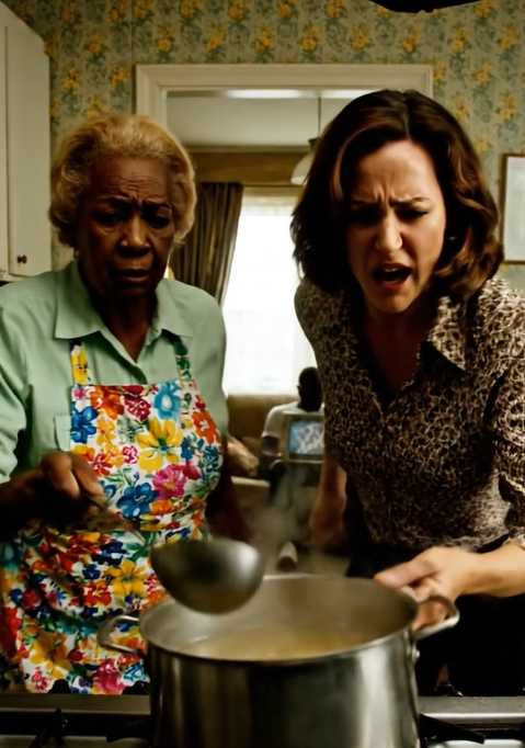 I was calmly stirring a pot of soup when my daughter-in-law suddenly swung the ladle and struck me hard on the head. “Who cooks like that? You’re completely useless!” she screamed. My son simply turned up the volume on the TV, pretending not to hear or see anything… And in that moment, the decision I made next changed everything forever.