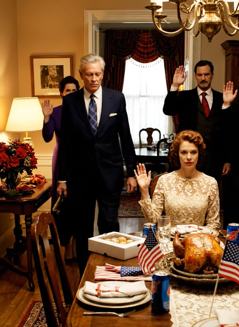 Met Thanksgiving hield mijn moeder een ‘familiestemming’ om te beslissen of ik mocht blijven – en elk familielid stak zijn hand tegen me op, totdat mijn oom binnenkwam met een map die hij veertien jaar lang had verstopt.