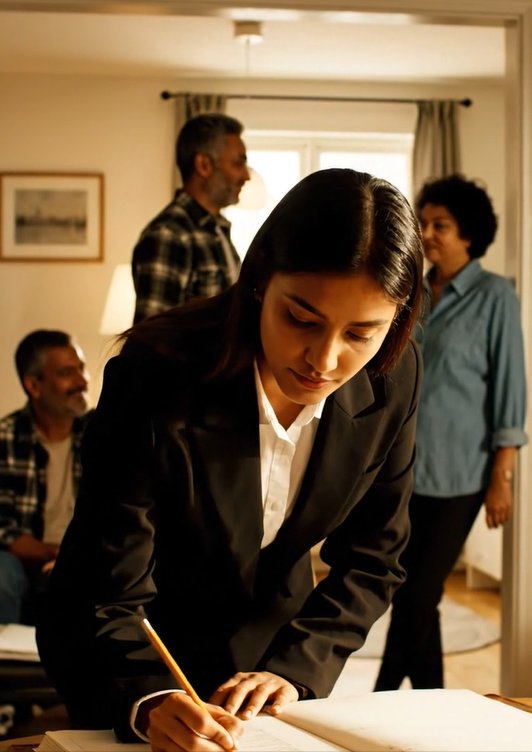 Min mand ringede, mens jeg var på arbejde, og sagde: “Jeg har lige arvet millioner af dollars. Pak jeres tasker. Kom ud af mit hus med det samme!” Da jeg kom hjem, var skilsmissepapirerne klar. Jeg læste hver side, underskrev uden at ryste, lagde pennen tilbage på bordet og smilede: “Held og lykke … du får brug for den.”