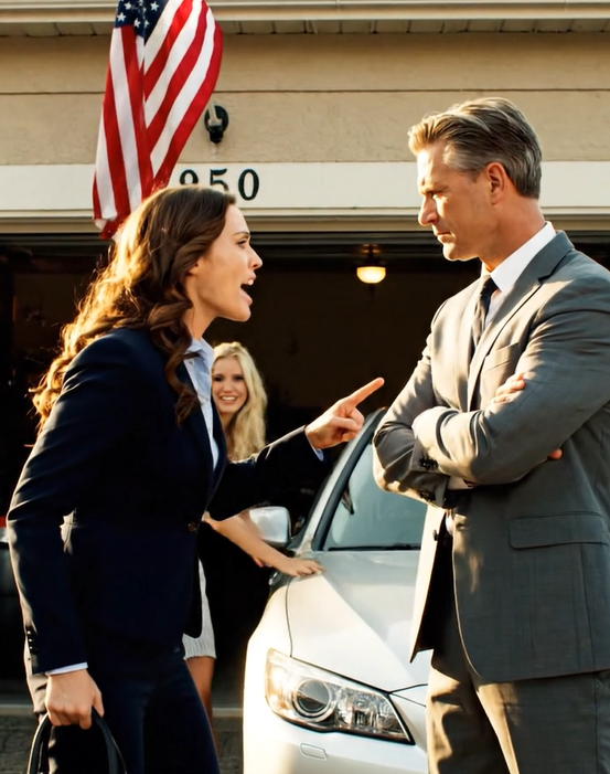 Mit firma gav mig en luksuriøs Audi, da jeg endelig fik min forfremmelse. Det er min mands yngre søster, der kører den. Morgenen efter hun tog den, steg jeg ud af en billig taxa foran vores kontor i Scottsdale, og min chef kiggede på mig og spurgte: “Hvorfor tog du en taxa i dag? Hvor er den bil, vi tildelte dig?” Jeg ledte stadig efter en høflig løgn, da min mand – hr. HR selv – gav et stift lille smil og svarede for mig: “Min yngre søster bruger allerede den bil.”