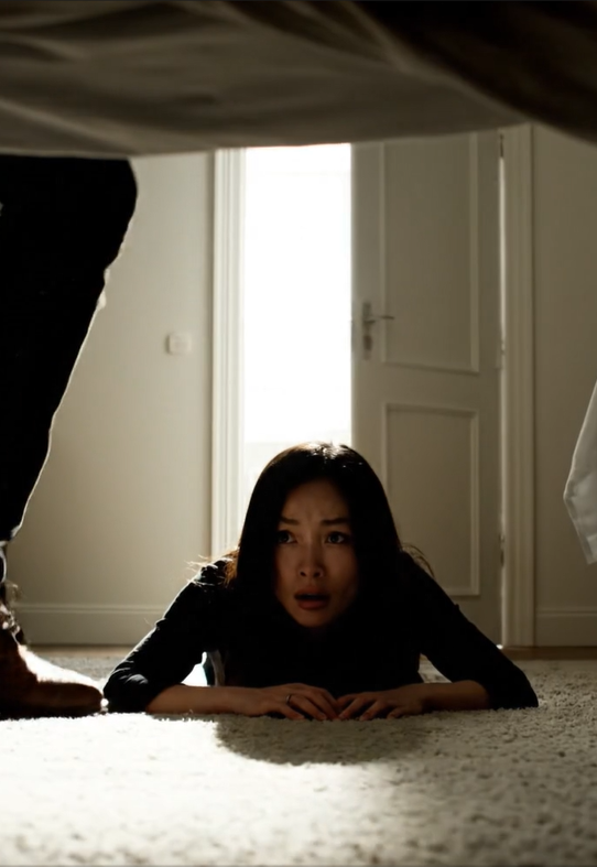 Da jeg kom hjem, råbte min nabo: “Dit sted er larmende hver eftermiddag!” Jeg stirrede på ham. “Det er umuligt. Der er ingen hjemme.” Han insisterede: “Jeg hører skrig.” Næste dag opførte jeg mig, som om jeg var taget på arbejde – og gemte mig så under min seng. Timer senere … da jeg hørte en stemme træde ind på mit soveværelse … stivnede hele min krop af skræk