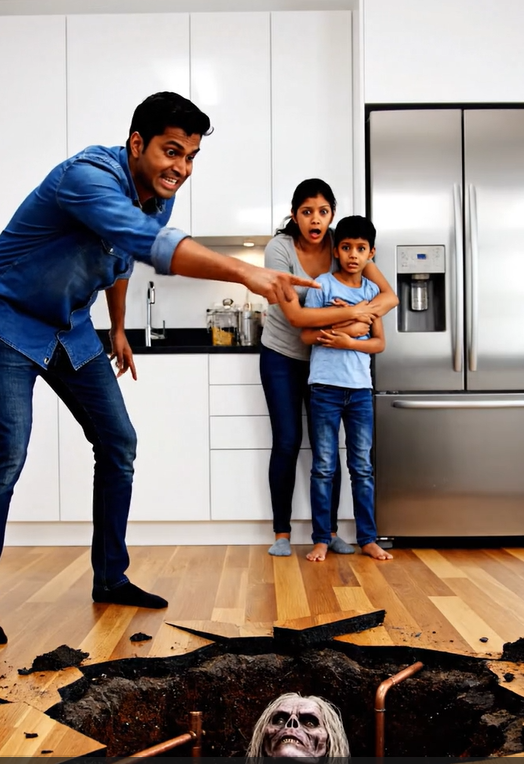 Mens han arbejdede under køkkenvasken, forsvandt blikkenslagerens ansigt for farve. Han skyndte sig at få mig til side med rystende stemme. “Få dine børn ud. Nu. Og sig det ikke til din mand.” Mit hjerte hamrede. “Hvorfor?” “Vi opdagede noget under gulvbrædderne. Ingen tid til at forklare.” Jeg fulgte hans rystende finger – og min verden vendte på hovedet. Med mine børn i hånden flygtede jeg ud af huset uden at turde se mig tilbage.