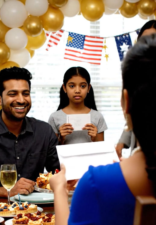 Min svigermor gav mig en kuvert og sagde: “En liste med 47 grunde til, at min søn ikke burde fortsætte dette ægteskab med dig.” Min mand lo. Hele rummet lo. Men det gjorde jeg ikke. Jeg åbnede kuverten, læste grund nr. 23 højt og så hendes ansigt forsvinde. Om aftenen var der ingen, der ville høre et ord fra hende mere.