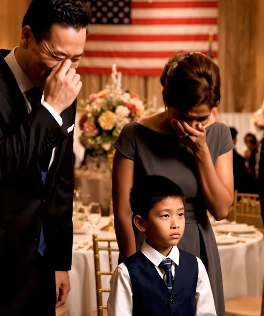 Min søster kaldte mig “den uvelkomne stuepige” over mikrofonen til sit bryllup på Manhattan. Mine forældre lo, som om det var en kompliment, og jeg stod der med min femårige søn, der greb fat i min hånd, og prøvede ikke at kollapse, mens to hundrede gæster lo med. Jeg troede, jeg havde overlevet værre ting inden for min egen familie. Så fangede jeg gommens blik – koldt, fokuseret, uden smil – og jeg indså, at natten var ved at vende det hele på hovedet.