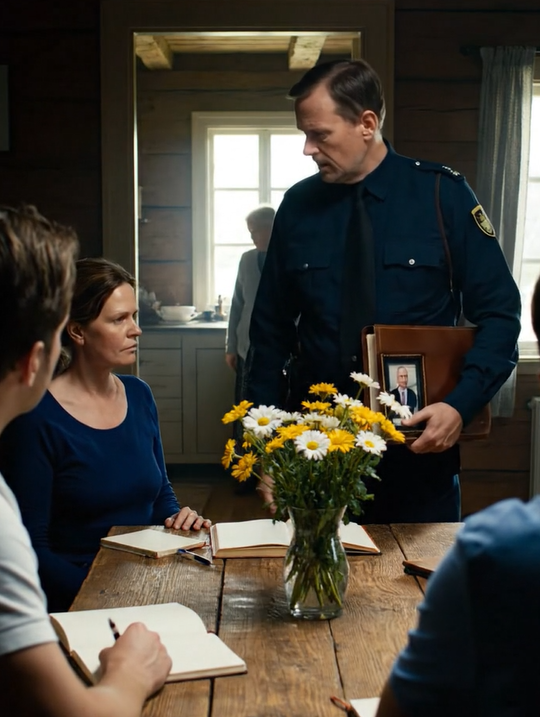 Ved min tantes køkkenbord sagde min far: “Den lå bare i en æske. Du var væk.” Han pantsatte min bronzestjerne for 120 dollars for at dække en barregning. Jeg satte mit glas ned og sagde ingenting. Så åbnede hoveddøren sig. NCIS-legitimation på bordet