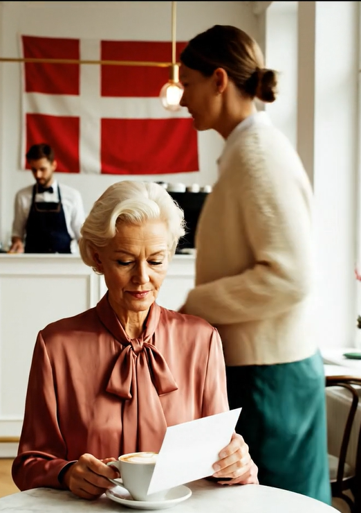 På en café gav en fremmed mig en kuvert og sagde sagte: “Du skal bruge den i aften.” Før jeg kunne nå at reagere, havde hun allerede vendt sig om og var gået væk. Jeg lagde den i min taske og gik hjem. Præcis klokken 23:32 ringede en mandestemme præcis som min afdøde mands og sagde: “Stol ikke på Lucas. Stol ikke på Marissa. Og uanset hvad, så lad ikke sikkerhedsvagter komme ind i huset.”