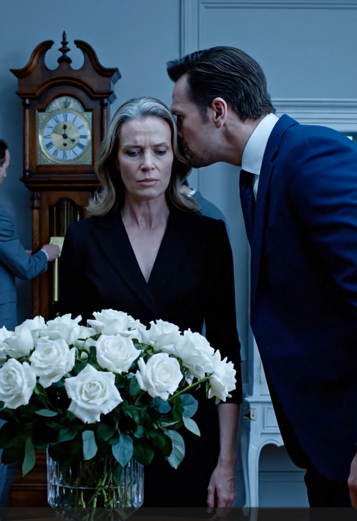 Min søn lænede sig over begravelsesroserne og hviskede: “Forvent ikke en krone,” og stod så der, mens familien satte neon-klistermærker på mit bedstefarsur, som om det var et loppemarked, så jeg ikke skulle skændes. Jeg gik min vej, foretog et stille opkald, og tirsdag morgen, i et advokatkontor med glasvægge, stoppede advokaten op ved et enkelt blåt navn, sænkede stemmen og sagde: “Fru Brightwood … gå venligst ikke.”