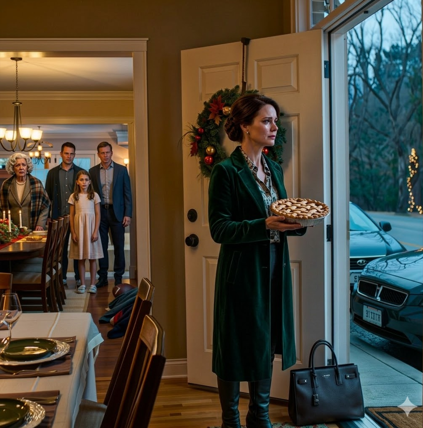 Ved Thanksgiving-middagen skålede min mor og gjorde mig offentligt flov over min økonomi. Alle grinede, og én efter én kom de med deres egne sårende bemærkninger. Jeg spiste færdigt i stilhed, tog min frakke, kiggede på dem alle og sagde: “Til jul vil I alle bede om min tilgivelse.” De grinede endnu hårdere. En måned senere var min telefon fyldt med beskeder, der tryglede mig om at svare.