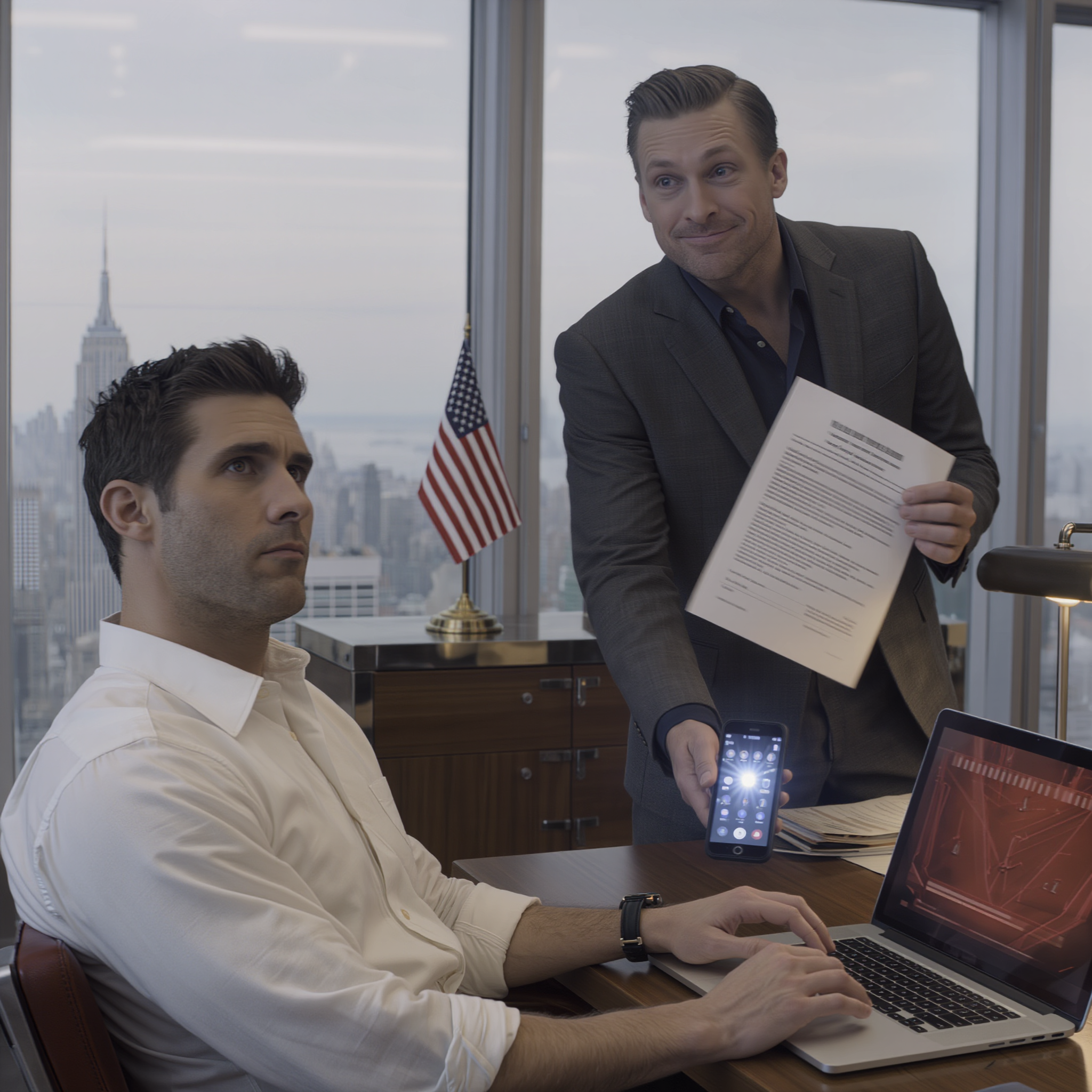 Ik heb 17 jaar lang contracten ter waarde van 2 miljard dollar verdedigd, om vervolgens 48 uur voor de uitbetaling van mijn bonus van 92.000 dollar ontslagen te worden door de zoon van de CEO. ‘Je bent hier klaar,’ sneerde hij en liep weg alsof ik niets voorstelde. De volgende ochtend hoorde ik hem door de telefoon schreeuwen: ‘Wat heb je ze verteld?’