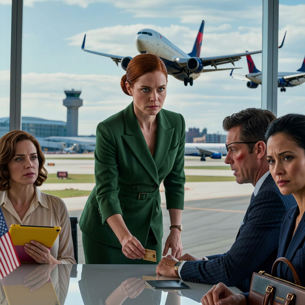 Na tien jaar de routes te hebben gevlogen die Morrison Aviation overeind hielden, werd ik ontslagen door de zoon van de CEO, omdat zijn vriendin, een influencer, mijn baan wilde hebben. Ik schoof mijn badge over tafel en zei: “Je hebt 30 minuten.” Tegen de tijd dat ik bij een restaurant aankwam voor een kersentaartje, knipperden de schermen rood en belde de oprichter vanuit zijn herstelkamer, smekend of ik wilde redden wat zijn zoon had vergokt.