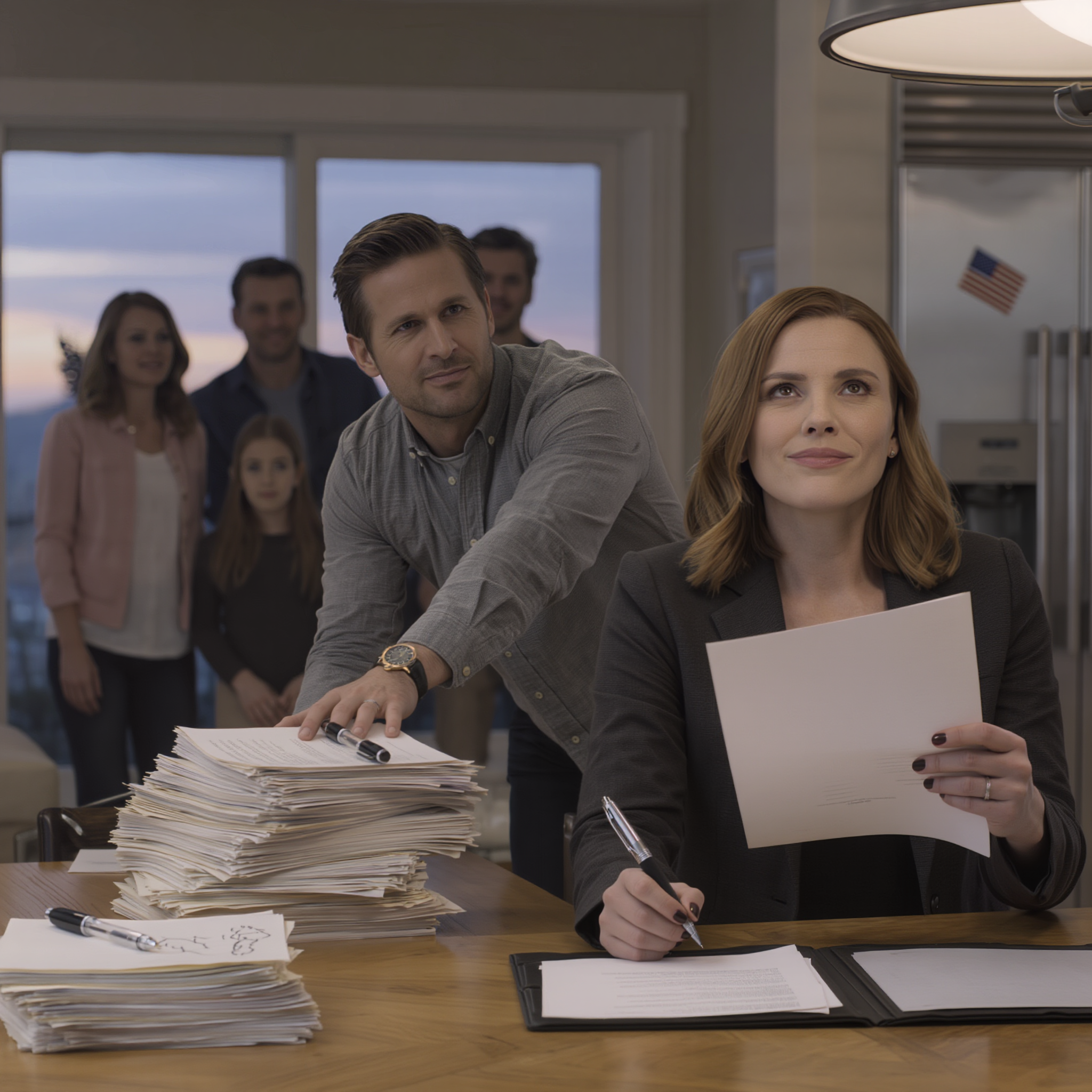 Mijn man belde terwijl ik aan het werk was en zei: ‘Ik heb net miljoenen dollars geërfd. Pak je koffers. Ga onmiddellijk mijn huis uit!’ Toen ik thuiskwam, lagen de scheidingspapieren al klaar. Ik las elke pagina, tekende zonder te trillen, legde de pen terug op tafel en glimlachte: ‘Veel succes… dat zul je nodig hebben.’