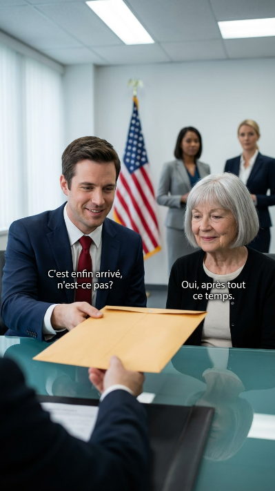 Toen mijn man stierf, erfden onze kinderen zijn imperium van dertig miljoen dollar – bedrijven, landgoederen, luxe appartementen en auto’s. Ik kreeg een stoffige envelop en verder niets. Ze grijnsden, fluisterden en zorgden ervoor dat ik begreep hoe weinig ze me waard vonden. Die avond, nadat het huis stil was geworden, opende ik de envelop in mijn eentje. Er zat geen testament of een toelichting in – alleen een vel papier. Een bankrekeningnummer. Eén regel eronder: “Dit is voor de vrouw die altijd oprecht van me heeft gehouden.” Ik zat op de rand van het bed terwijl het scherm laadde, zonder te beseffen wat ik te zien zou krijgen.