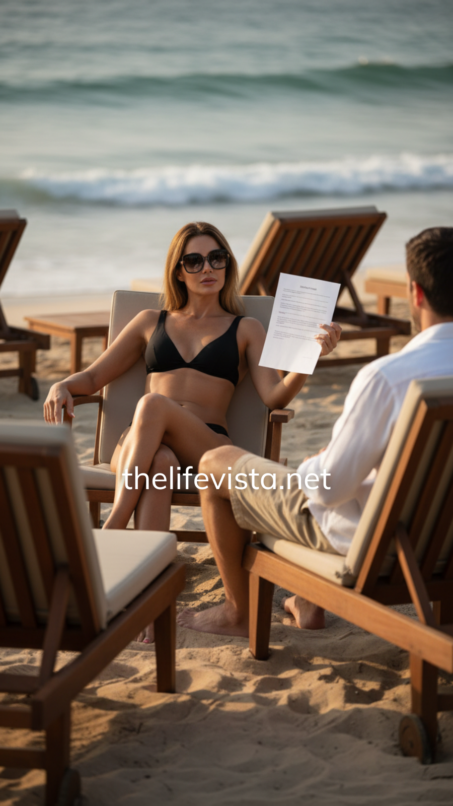 Ik zag mijn CEO zonnebaden – ze grijnsde en vroeg: “Geniet je van het uitzicht?” Mijn antwoord van twee woorden veranderde alles.