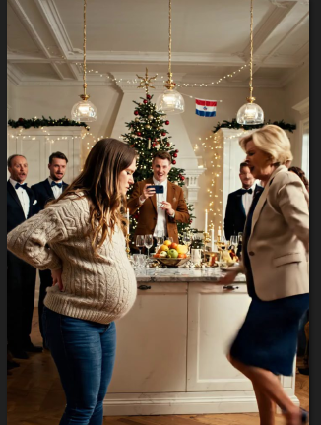 Ik heb mijn schoonouders nooit verteld dat ik de dochter van de opperrechter ben. Toen ik zeven maanden zwanger was, dwongen ze me om het hele kerstdiner in mijn eentje te koken. Mijn schoonmoeder liet me zelfs staand in de keuken eten, zogenaamd “goed voor de baby”. Toen ik probeerde te gaan zitten, duwde ze me zo hard dat ik een miskraam kreeg. Ik wilde de politie bellen, maar mijn man griste mijn telefoon uit mijn handen en sneerde: “Ik ben advocaat. Je wint niet.” Ik keek hem recht in de ogen en zei kalm: “Bel dan mijn vader.” Hij lachte terwijl hij draaide – zich er totaal niet van bewust dat zijn carrière als advocaat op het punt stond te eindigen. – Waargebeurde verhalen